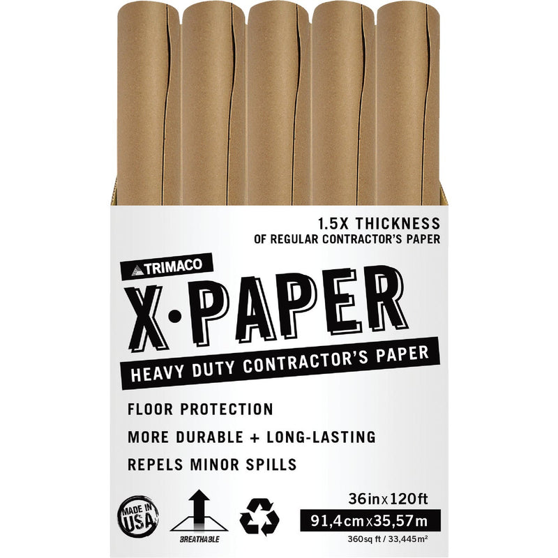 Trimaco X-Paper 36 In. x 120 Ft. Heavy Duty Contractor's Protection