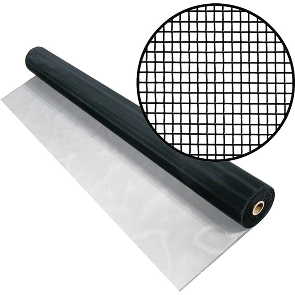 Phifer 36 In. x 100 Ft. Black Aluminum Screen