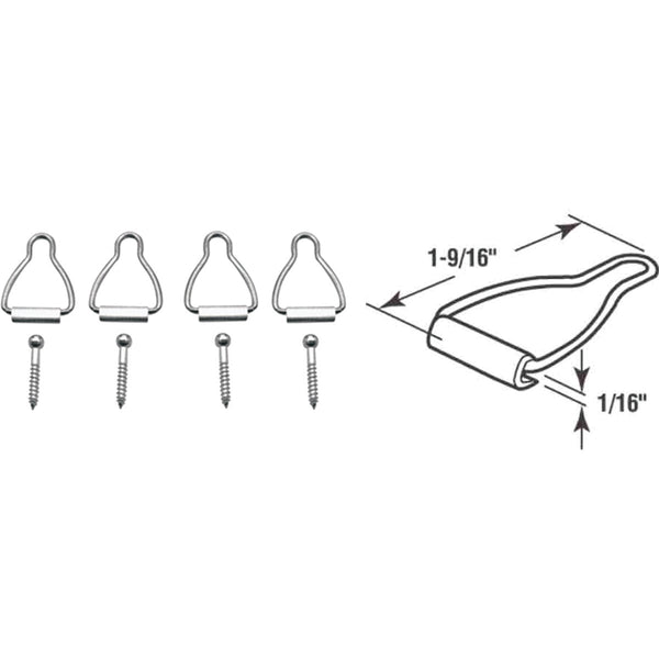 Prime-Line Spline Channel Bail Latch (4-Pack)