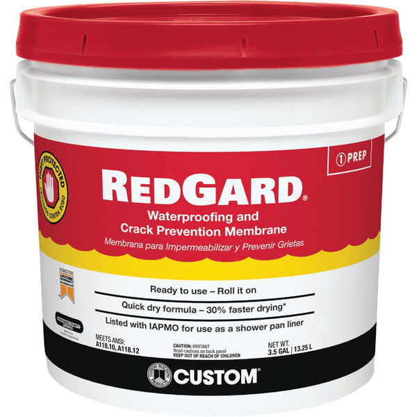 RedGard 3.5 Gal. Elastomeric Waterproofing and Crack Prevention Membrane