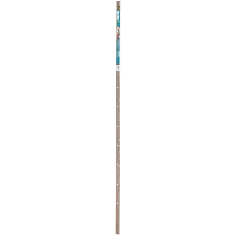 M-D Pewter Fluted 1-3/8 In. x 6 Ft. Aluminum Carpet Trim Bar, Wide