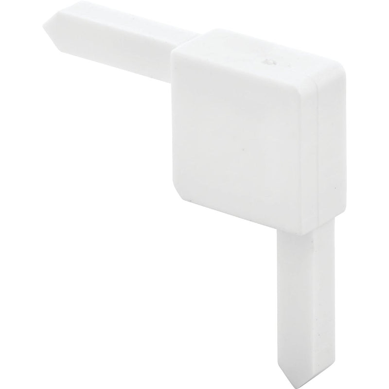 Prime-Line White C Sash Plastic Square Cut Corner (20 Count)