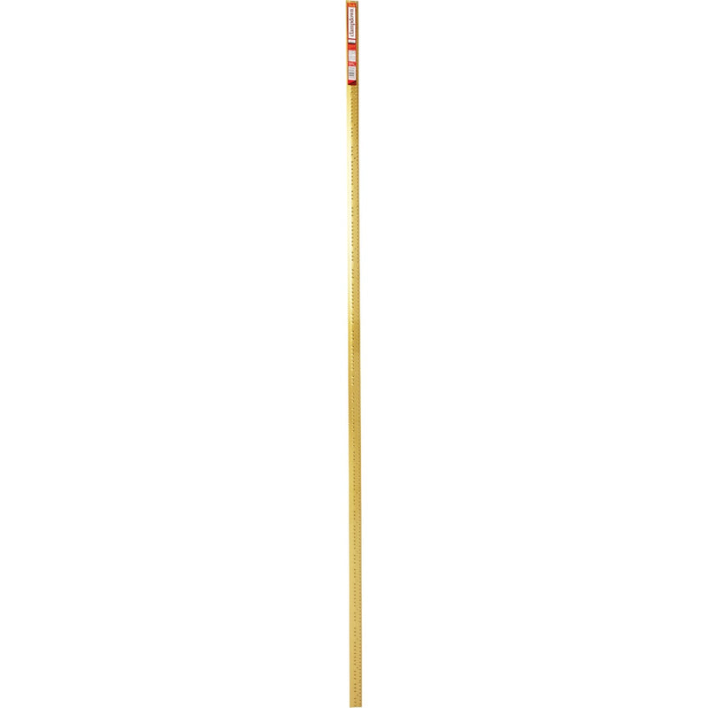 Do it Satin Gold Fluted 1-3/8 In. x 6 Ft. Carpet Clamdown with Teeth