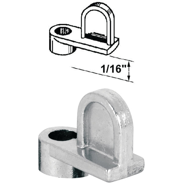 Prime-Line 1/16 In. Mill Swivel Die-cast Screen Clips With Screws (12 Count)