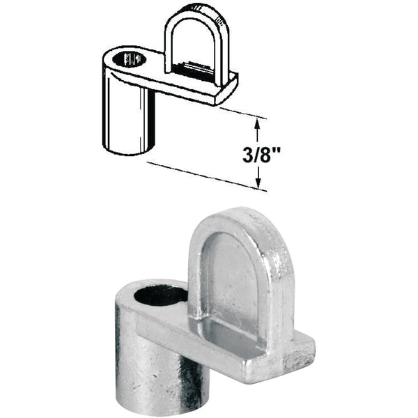 Prime-Line 3/8 In. Mill Swivel Die-cast Screen Clips With Screws (12 Count)