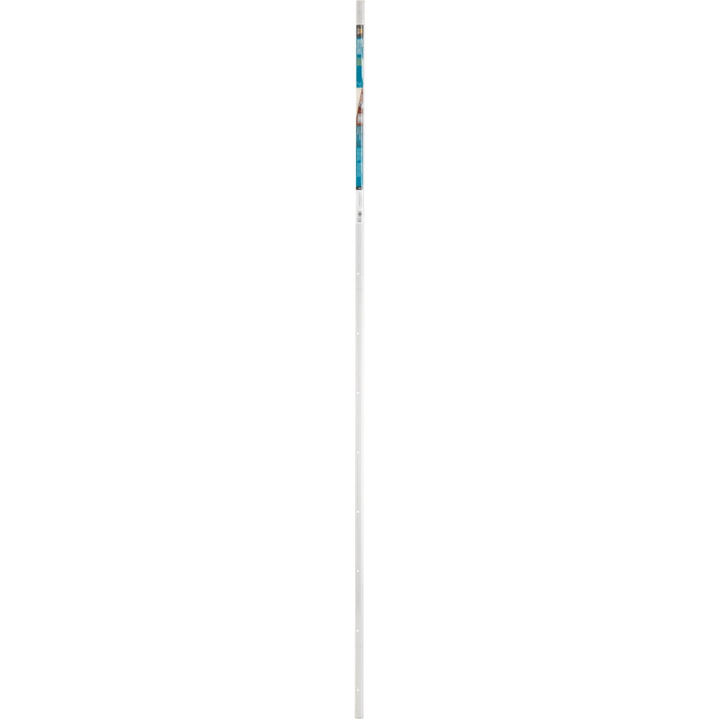 M-D Satin Silver Fluted 7/8 In. x 6 Ft. Aluminum Carpet Trim Bar