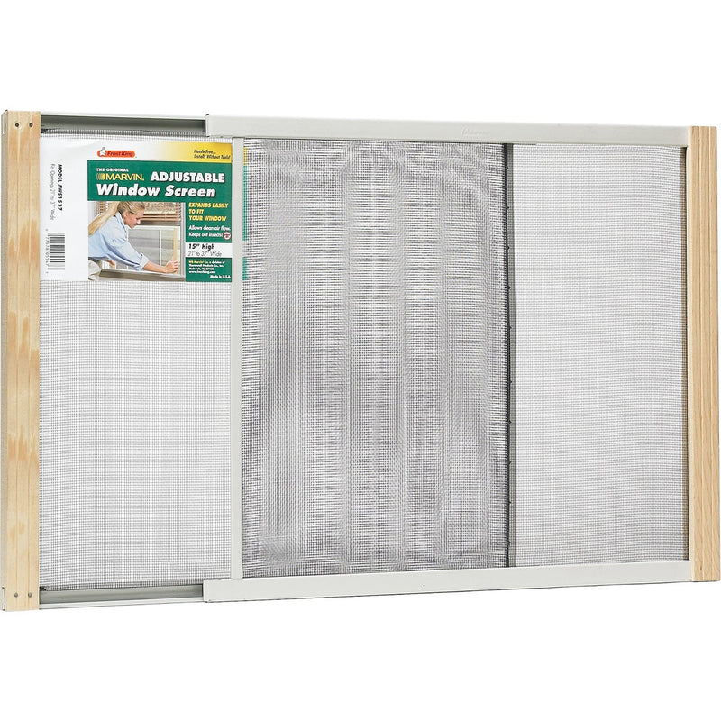 W.B. Marvin 15 In. x 21-37 In. Adjustable Window Screens by Frost King