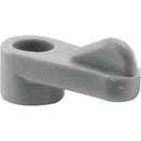Prime-Line 1/16 In. Gray Swivel Plastic Screen Clips with Screws (12 Count)