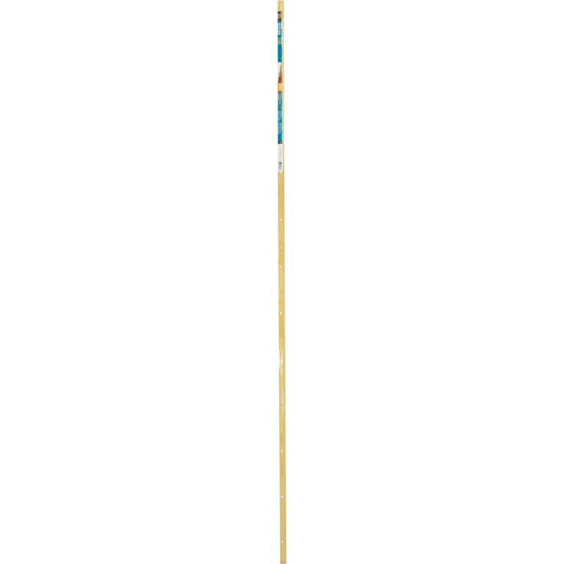 M-D Satin Brass Fluted 7/8 In. x 6 Ft. Aluminum Carpet Trim Bar
