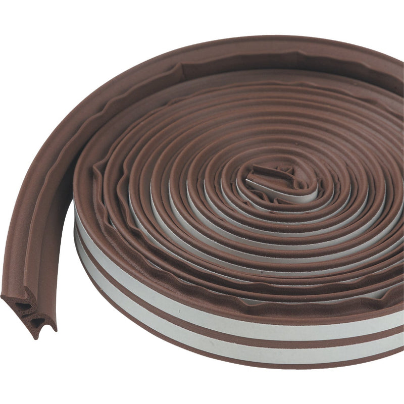 M-D Brown 17 Ft. Rubber Weatherstrip