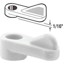 Prime-Line 1/16 In. White Swivel Plastic Screen Clips with Screws (12 Count)