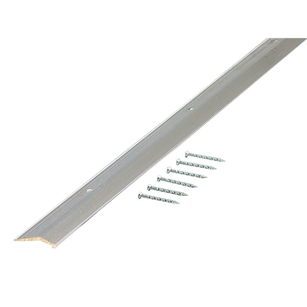 M-D Polished Smooth 7/8 In. x 3 Ft. Aluminum Carpet Trim Bar