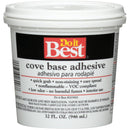Do It Best 1 Qt. Buff Cove Base Adhesive