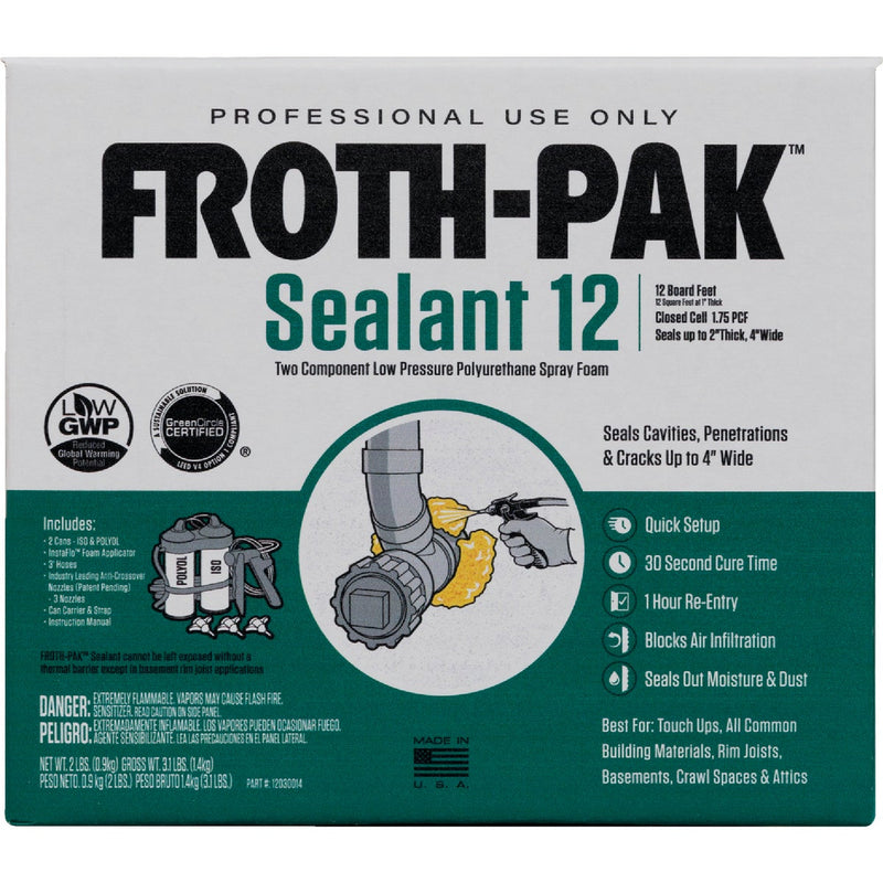 Froth-Pak 12 Two-Component Polyurethane Foam Sealant Kit