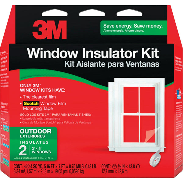 3M 62 In. x 84 In. Outdoor Window Insulation Kit (2-Pack)