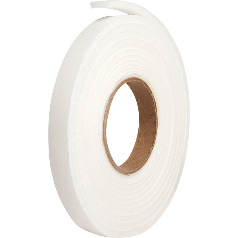 Do it 3/4" W x 1/4" T x 17' L White Foam Weatherstrip Tape