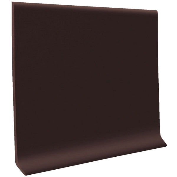 Roppe 4 In. x 20 Ft. Roll Brown Vinyl Self-Stick Wall Cove Base