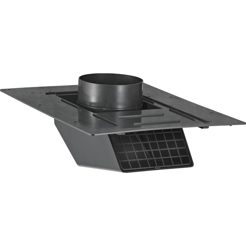 Lambro 4 In. Black ABS Plastic Exhaust Roof Vent