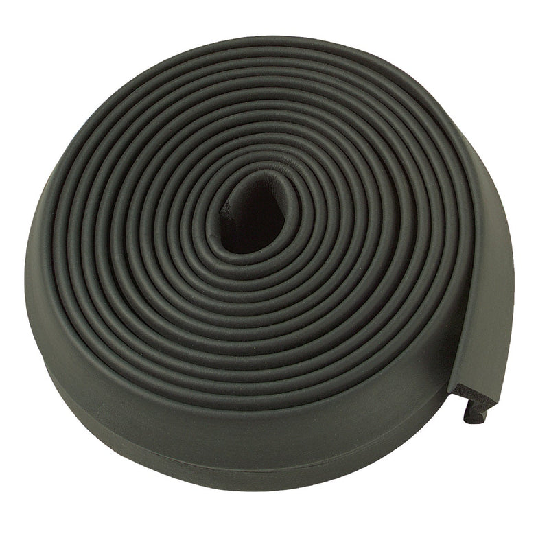 M-D 2 In. x 16 Ft. Black Rubber Bottom Garage Door Seal