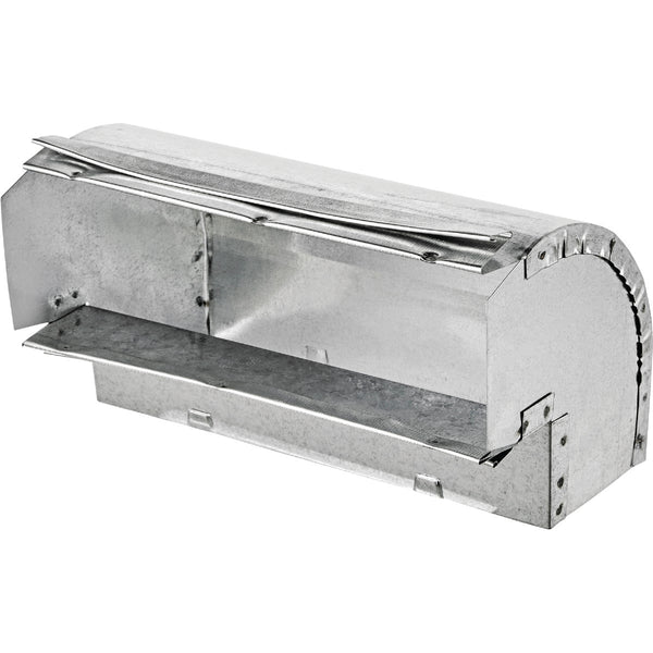 Lambro 3-1/4 In. x 10 In. Galvanized Steel Short Way 90 Deg. Rectangular Elbow