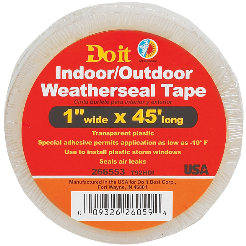 Do it 1 In. x 45 Ft. Clear Weatherseal Tape