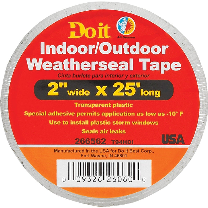 Do it 2 In. x 25 Ft. Clear Weatherseal Tape
