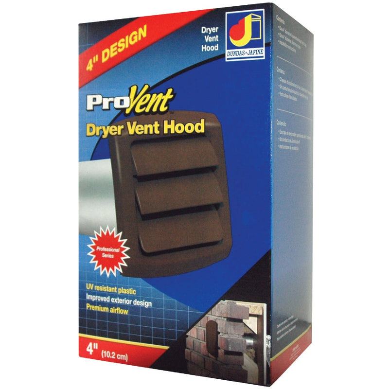 4" Vent Hood LVRD BRN