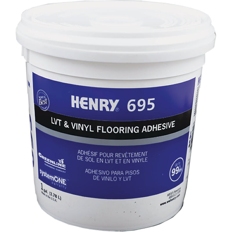 Henry 695 High RH Vinyl Floor Adhesive, 1 Gal.