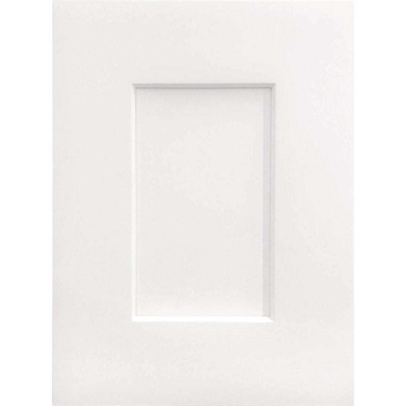CraftMark Plymouth Shaker 15 In. W x 12 In. D x 30 In. H Ready To Assemble White Wall Kitchen Cabinet