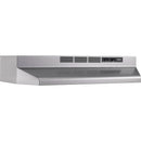 Broan 36 In. Ductless Under-Cabinet Range Hood, Stainless Finish with PrintGuard
