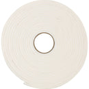 M-D 3/8" W x 3/16" T x 17' L White Foam Weatherstrip Tape