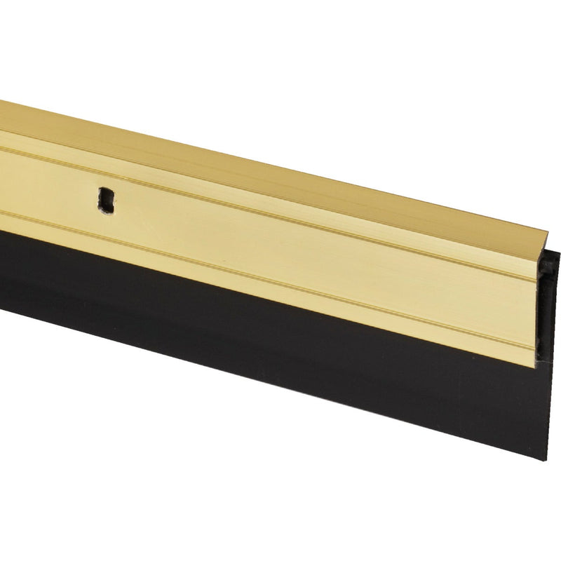 M-D 2 In. W. x 36 In. L. Brite Gold Heavy-Duty Aluminum And Vinyl Door Sweep