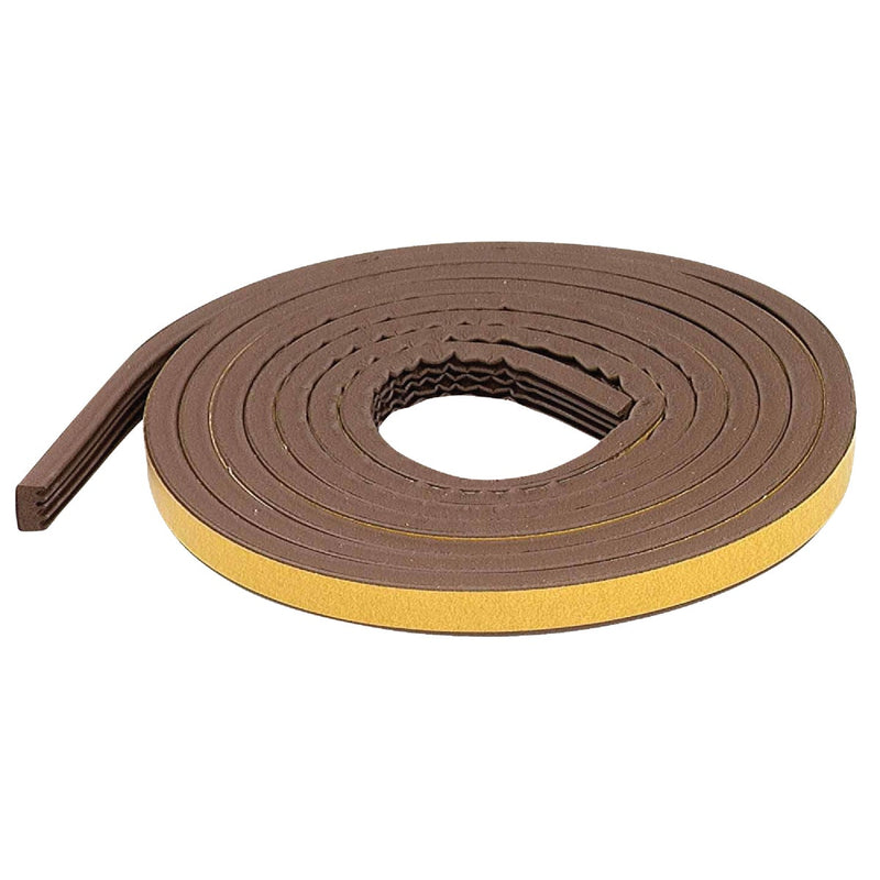 M-D Brown 10' 19/32" Rubber Weatherstrip