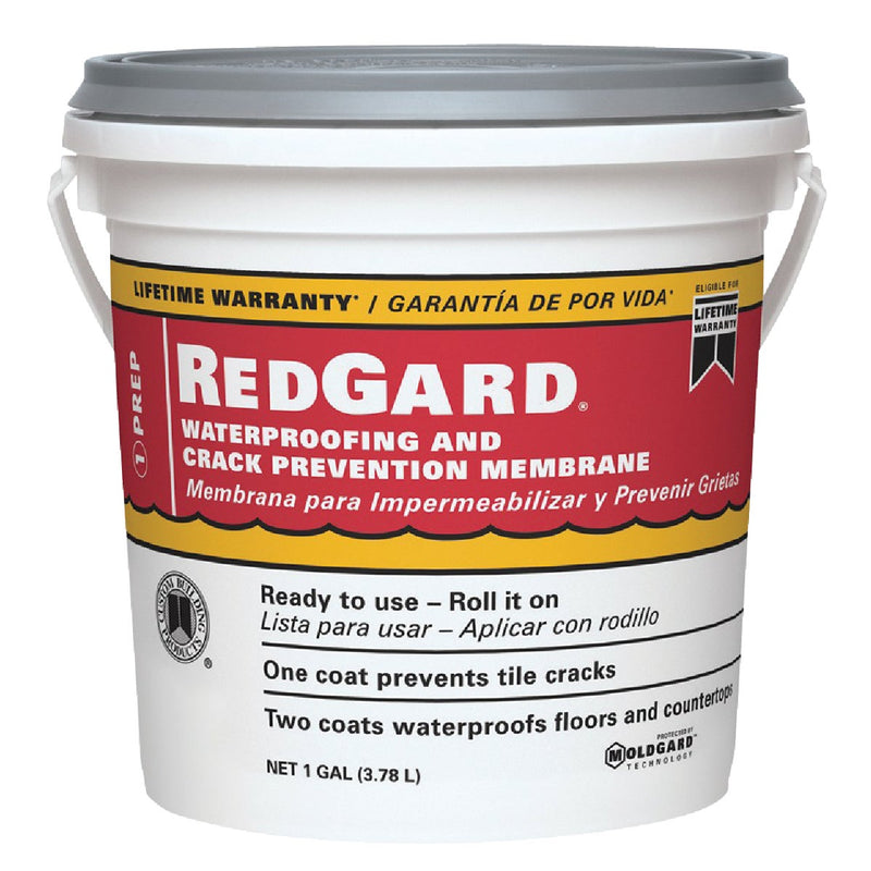 RedGard 1 Gal. Elastomeric Waterproofing and Crack Prevention Membrane