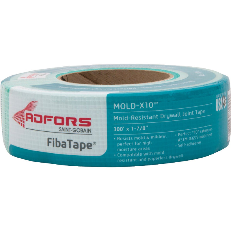 FibaTape Mold-X10 1-7/8 In. X 300 Ft. Mold & Mildew-Resistant Joint Drywall Tape