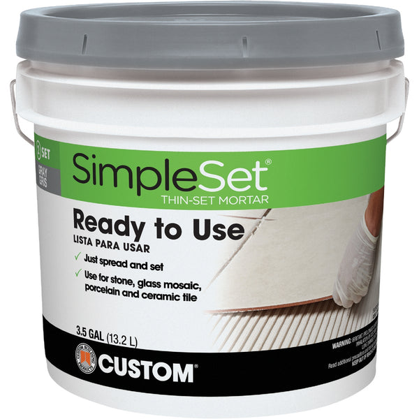 Custom Building Products SimpleSet 3.5 Gal. Gray Pre-Mixed Thin-Set Mortar