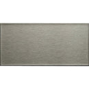 Aspect 3 In. x 6 In. Aluminum Backsplash Peel & Stick, Long Grain Stainless (8-Pack)
