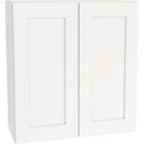 CraftMark Plymouth Shaker 24 In. W x 12 In. D x 30 In. H Ready To Assemble White Wall Kitchen Cabinet