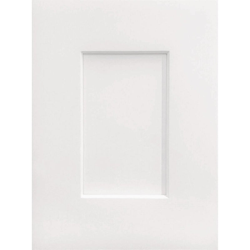 CraftMark Plymouth Shaker 24 In. W x 12 In. D x 30 In. H Ready To Assemble White Wall Kitchen Cabinet