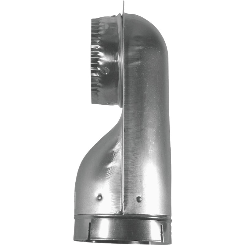 Builders Best 4-1/2 In. Heavy-Gauge Drawn Aluminum Wall Offset Dryer Elbow