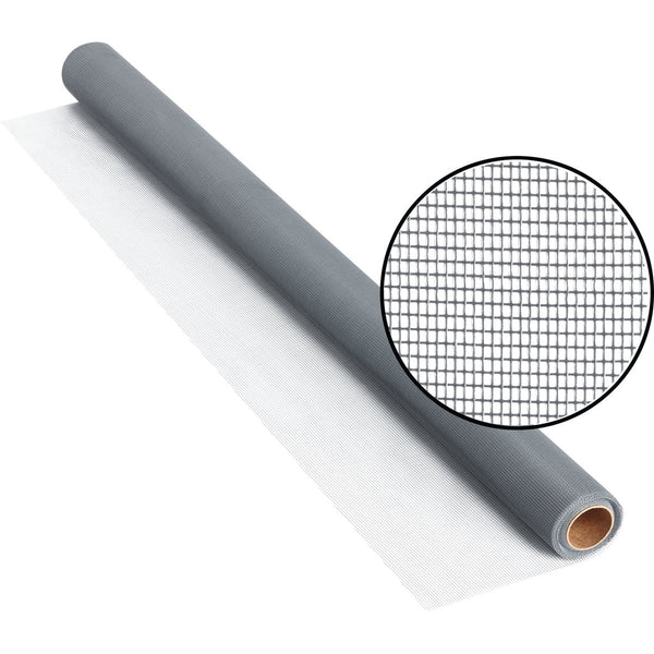 Phifer 36 In. x 25 Ft. Gray Fiberglass Screen Cloth