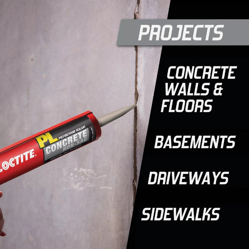 Loctite Pl 10.2 Oz Limestone Gray Concrete Sealant