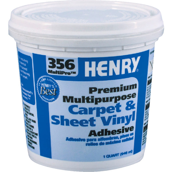 Henry 356 Felt Backed Sheet Flooring And Carpet Adhesive, Qt.