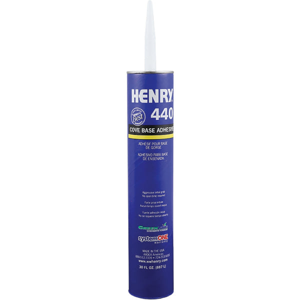 Henry Cove Base Adhesive, 30 Oz.