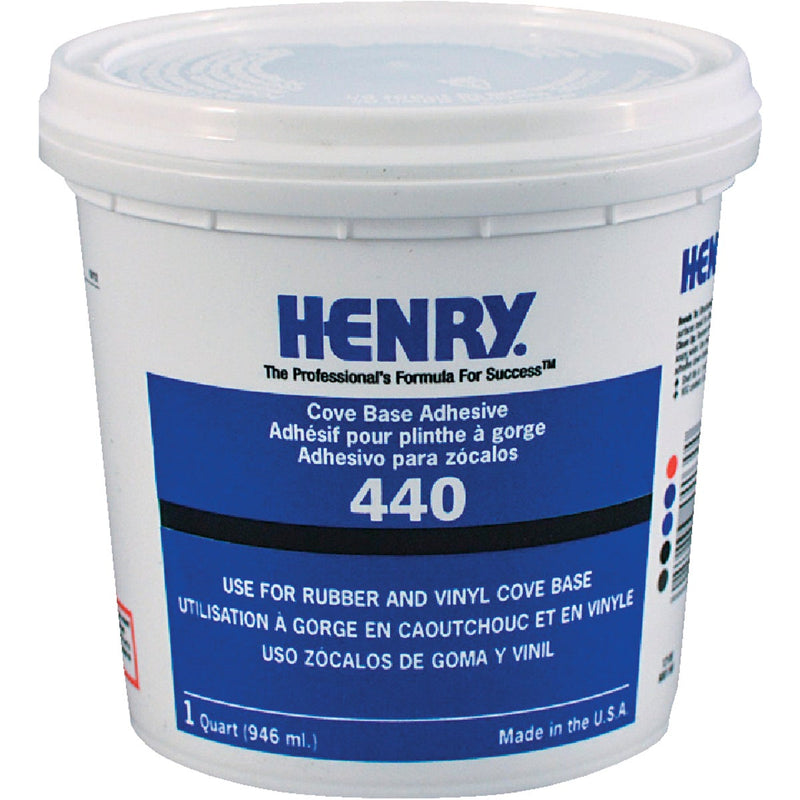 Henry 440 Cove Base Adhesive, 1 Qt.