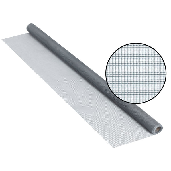 Phifer 24 In. x 84 In. Gray Fiberglass Screen Cloth Ready Rolls