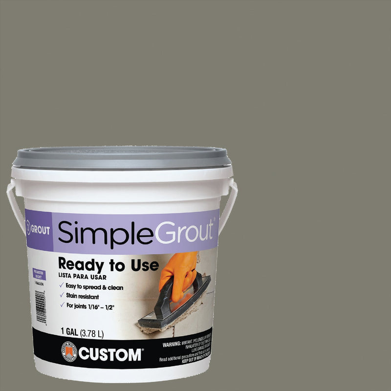 Custom Building Products Simplegrout Gallon Natural Gray Pre-Mixed Sanded Tile Grout