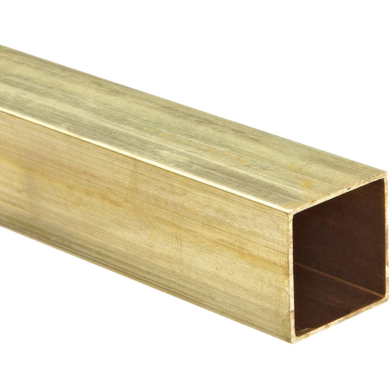 K & S 3/32 In. x 12 In. Brass Square Tube