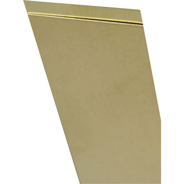 K&S 4 In. x 10 In. x .015 In. Brass Sheet Stock