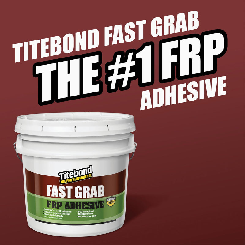 Titebond GREENchoice FAST GRAB 4 Gal. FRP Panel Adhesive